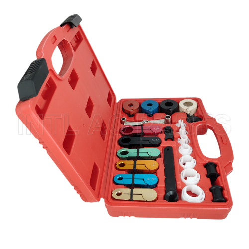 22Pcs Fuel Air Conditioning AC Transmission Line Disconnect Oil Cooler Tool Set