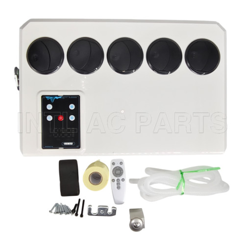 Electric air conditioner Backpack style 5-hole internal unit split parking air conditioner assembly (scroll compressor)
