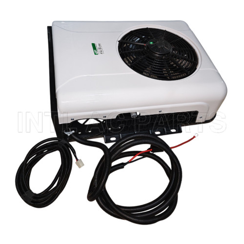 White 24V Electric air conditioner Backpack style split parking air conditioner assembly (scroll compressor)