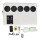 White 24V Electric air conditioner Backpack style split parking air conditioner assembly (scroll compressor)