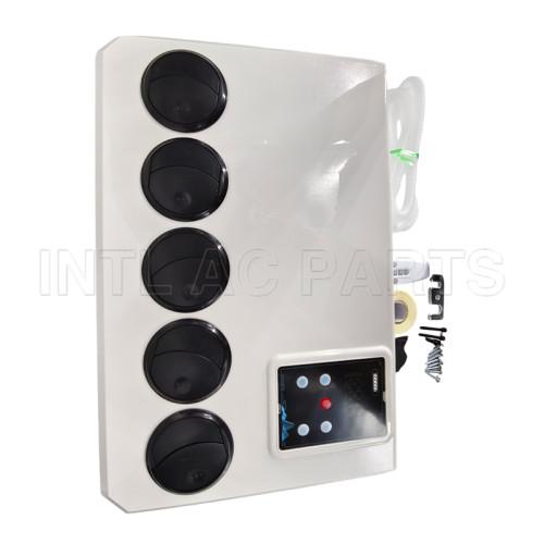 White 24V Electric air conditioner Backpack style split parking air conditioner assembly (scroll compressor)