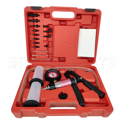 Hand Held Vacuum Pump& Brake Bleeder Kit,Vacuum Tester Set,Car Tools Set