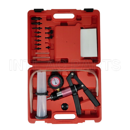 Hand Held Vacuum Pump& Brake Bleeder Kit,Vacuum Tester Set,Car Tools Set
