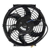 10 inch 12V 120W A/C fan / cooling fan /condenser fan /radiator fan qure frame with 8  crooked blade