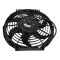 10 inch 12V 120W A/C fan / cooling fan /condenser fan /radiator fan qure frame with 8  crooked blade
