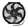 10 inch 12V 120W A/C fan / cooling fan /condenser fan /radiator fan qure frame with 8  crooked blade