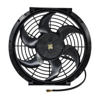 10 inch 12V 120W A/C fan / cooling fan /condenser fan /radiator fan qure frame with 8  crooked blade