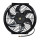 10 inch 12V 120W A/C fan / cooling fan /condenser fan /radiator fan qure frame with 8  crooked blade