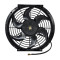 10 inch 12V 120W A/C fan / cooling fan /condenser fan /radiator fan qure frame with 8  crooked blade