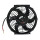 10 inch 24V 120W A/C fan / cooling fan /condenser fan /radiator fan qure frame with 8  crooked blade