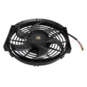 10 inch 24V 120W A/C fan / cooling fan /condenser fan /radiator fan qure frame with 8  crooked blade