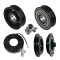 6SBU16C Auto Car AC Compressor Clutch pulley kit LEXUS RX (_U3_) 7PK 12V