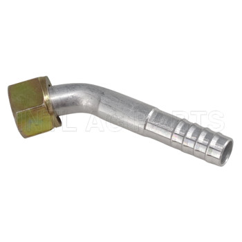 Aluminum Material Auto AC Barb hose Fitting #5 O-RING Straight