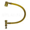 Freon filling hose with bottle opener and low pressure quick fitting