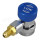 Hvac tool Quick Coupler Connector 1/4SAE Refrigent R134a blue low pressure good quality