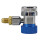 Hvac tool Quick Coupler Connector 1/4SAE Refrigent R134a blue low pressure good quality