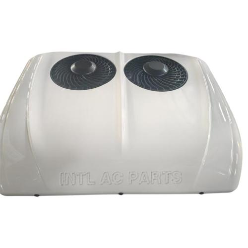 Efficient Vehicles Cooling Roof Air Conditioners Brush double fan White 24V