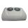 China Cheap price Parking Cooler AC 12V Car Compresor Kit Brush double fan White 12V