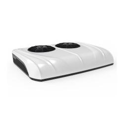 China Cheap price Parking Cooler AC 12V Car Compresor Kit Brush double fan White 12V