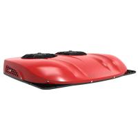 Parking Cooler Heavy Duty Air Conditioner Truck Ultra-thin brush double fan Red 12V
