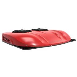 Parking Cooler Heavy Duty Air Conditioner Truck Ultra-thin brush double fan Red 12V