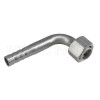 #8 R134a 90°Aluminum Female O-ring Fitting Barb