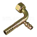 Hose fitting #10 90°O-RING（Iron joint with R12 high & low pressure valve）