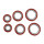 Shaft LIP SEAL Kit  for Ford gasket set DS7H19D690AA 5181037  DS7Z19B596A DS7H19A593AA