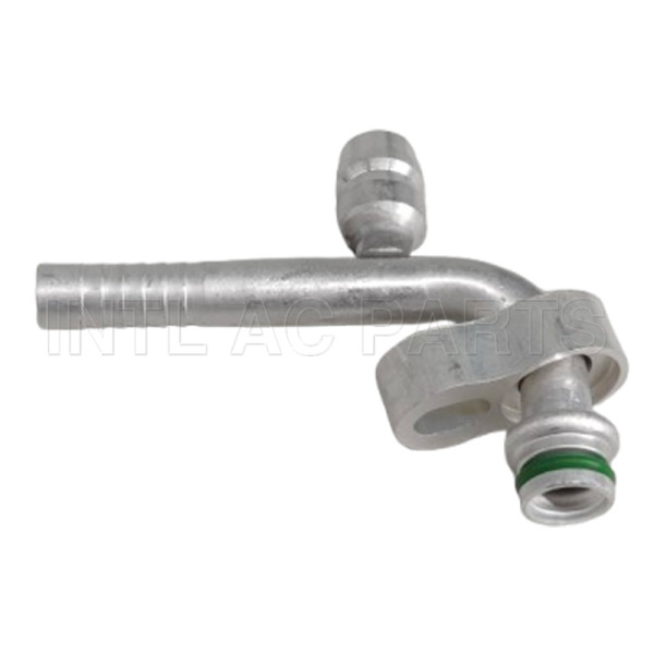 R134a Universal Aluminum Hose Fitting #8 90°