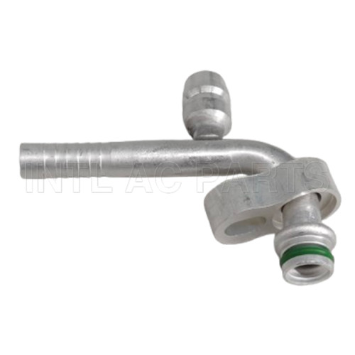 R134a Universal Aluminum Hose Fitting #8 90°