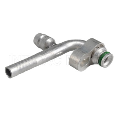 R134a Universal Aluminum Hose Fitting #8 90°