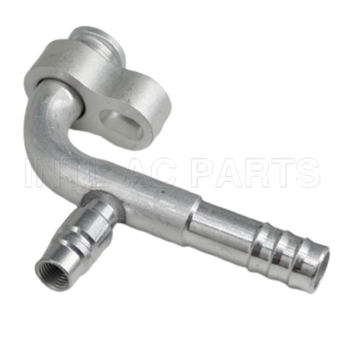 R134a #10 Universal Aluminum Hose Fitting 90° Made in China