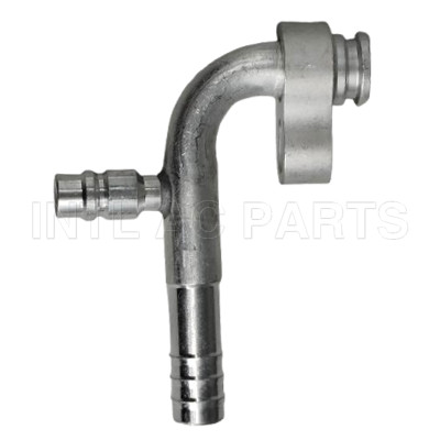 R134a #10 Universal Aluminum Hose Fitting 90° Made in China