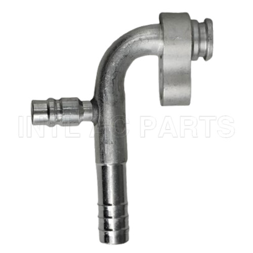 R134a #10 Universal Aluminum Hose Fitting 90° Made in China