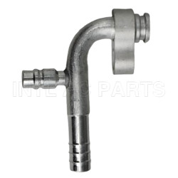 R134a #10 Universal Aluminum Hose Fitting 90° Made in China