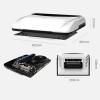 White 12V 2200W Flagship Three Brushless Motors Parking Cooler Heavy Duty Air Conditioner Truck