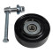 Auto Air Conditioner Tension Wheel / Auto Tensioner Pulley 6301 Bearing Idle Pulley 77MM