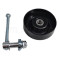 Auto Air Conditioner Tension Wheel / Auto Tensioner Pulley 6301 Bearing Idle Pulley 77MM