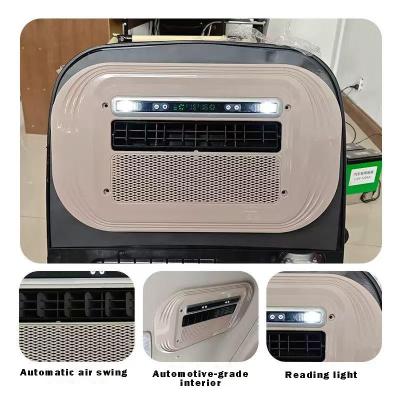 Roof Mounted Auto Air Conditioner Truck Air Conditioning Systems 1600W Red 12V