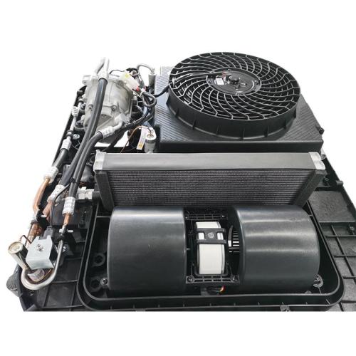 Efficient Vehicles Cooling Roof Air Conditioners 1800W 24V Red