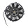 7 inch Electrical Fan /Cooling Fan/ Radiator Fan 12V 80W Rounded Frame and 10 Straight Blade
