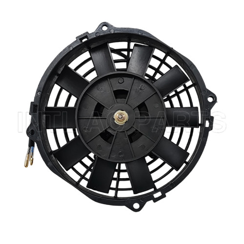 7 inch 24V 80W Electrical Fan /Cooling Fan/ Radiator Fan Rounded Frame and 10 Straight Blade