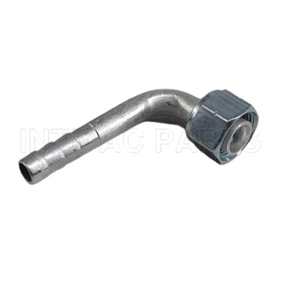 #8 straight aluminum barb female O-ring R134A Fitting