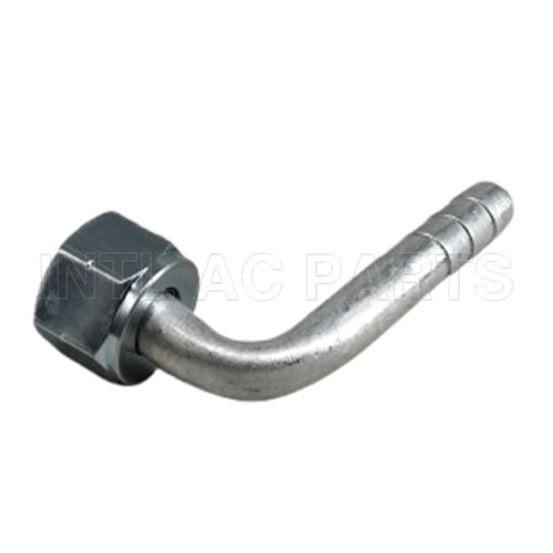 #8 straight aluminum barb female O-ring R134A Fitting