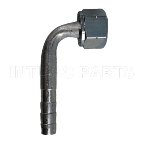 #8 straight aluminum barb female O-ring R134A Fitting