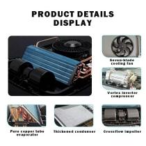 INTL-EA126R-2 China Cheap price Parking Cooler AC 24V Car Compresor Kit RV Air Conditioner Truck Air Conditioning