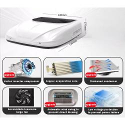 INTL-EA126W-2 China 24v Portable Universal Roof Top Mounted Truck 1800W Color White