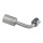#6 90 degree female Oring beadlock hose fitting /quick joint /connector/coupling with AL jacket cap
