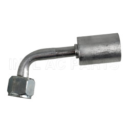 #6 90 degree female Oring beadlock hose fitting /quick joint /connector/coupling with AL jacket cap