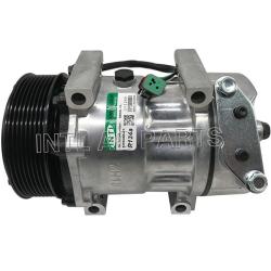 7H15 S-BODY Polia Preta Sanden Compressor Scania série 4 / Skoda Fabia